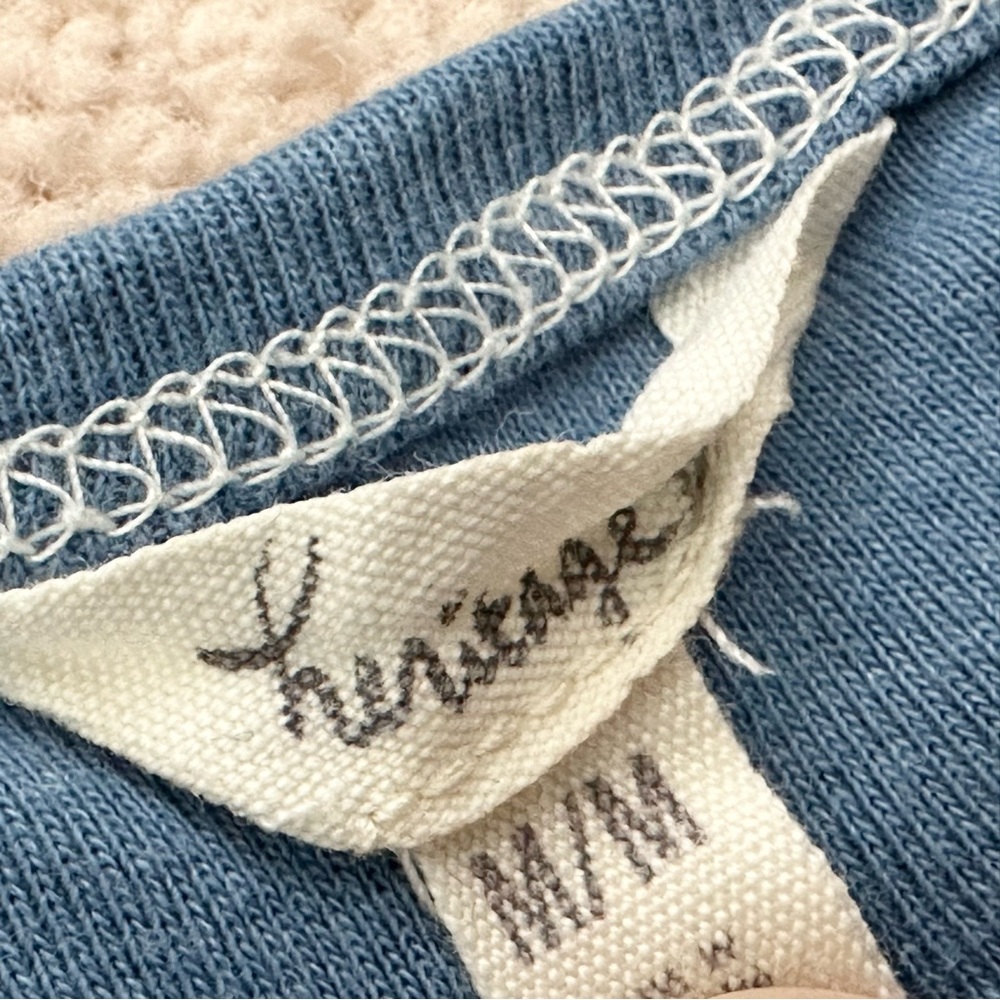 Blue Sleeveless Henley Tank Top - Layering Tank - Y2K Style - Picture 11 of 12